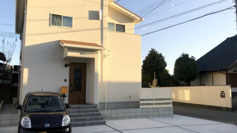 T様邸新築外構工事。