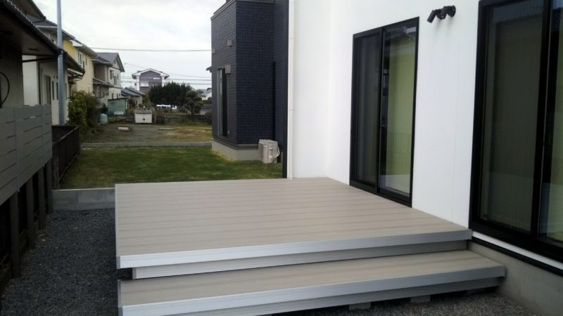 H様邸　エクステリア工事（デッキ）