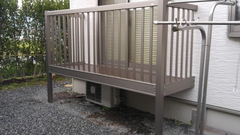 K様邸 エクステリア工事（バルコニーテラス）