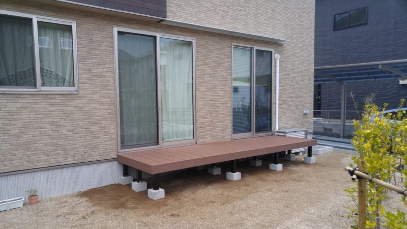 Ｓ様邸　エクステリア工事（デッキ・フェンス）