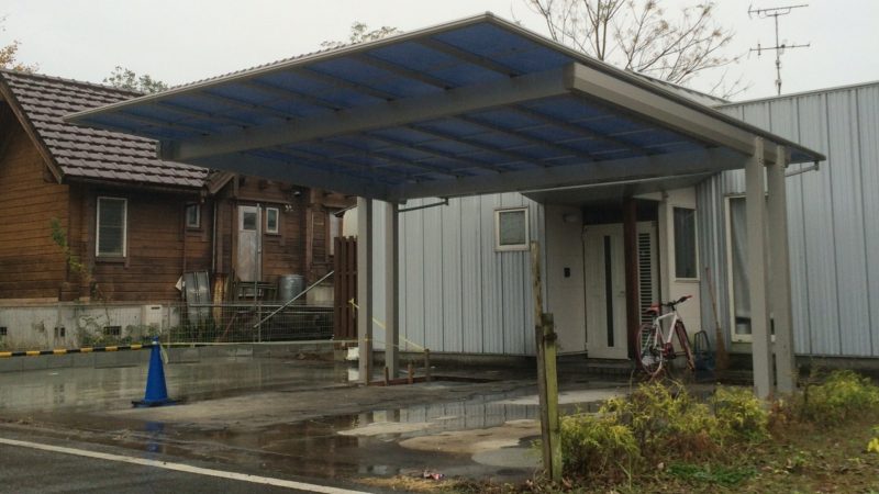 Ｉ様邸 エクステリア工事（カーポート エフルージュＥＸ）