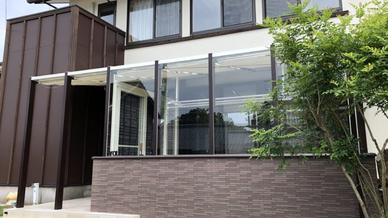 H様邸　リガーデン工事（ガーデンルーム）