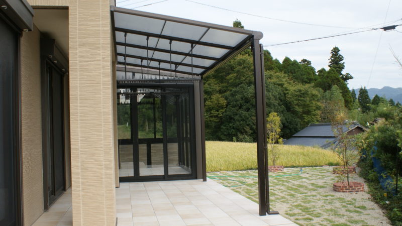 G様邸　エクステリア工事（ガーデンルーム）