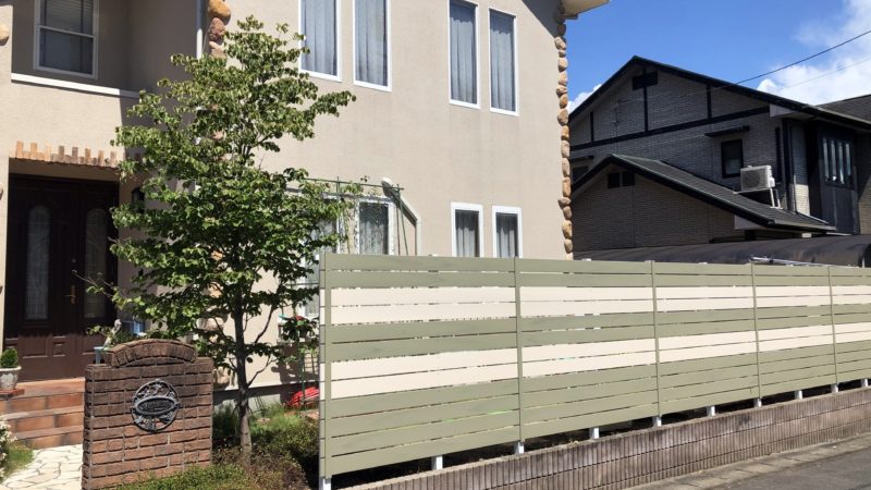 N様邸　エクステリア工事（フェンス）