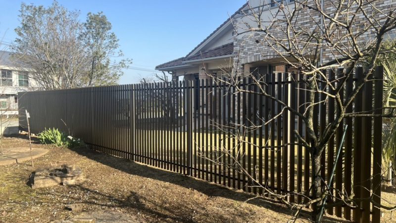K様邸　フェンス工事