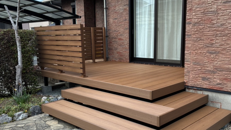 F様邸デッキ工事（植木まつりご契約①）