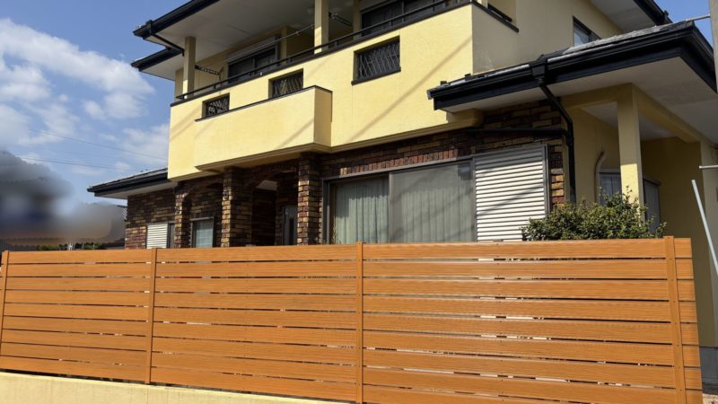 I様邸　目隠しフェンス工事